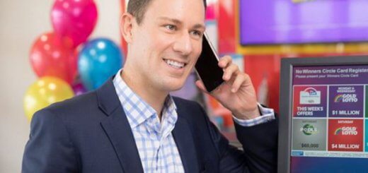 man calling lotto winners