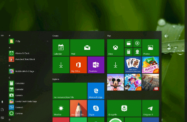 The design and set up of the new Windows 10 2018 Update. All the applications that will be available.