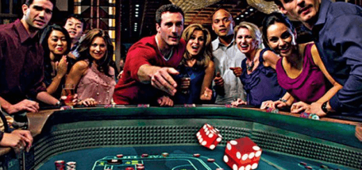 People at the casino having fun