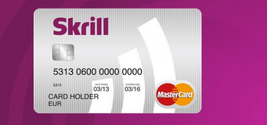 picture of skrill bank card
