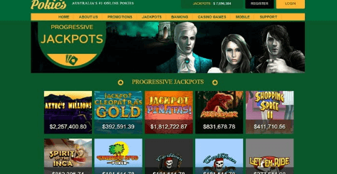Acepokies homepage