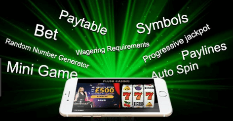 The picture shows gambling glossary