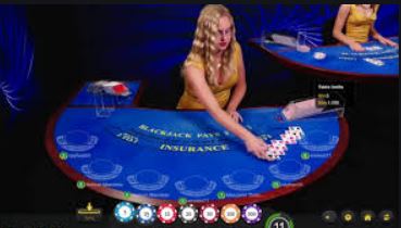 live Blackjack bet behind