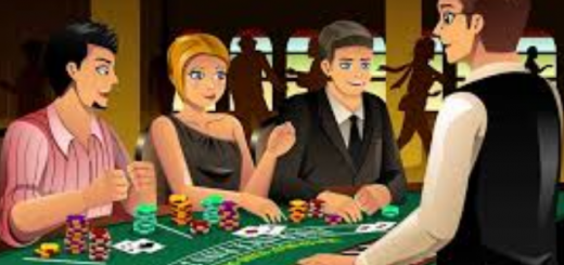 blackjack players during a game