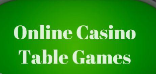 online casino table games