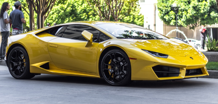an image of a yellow car